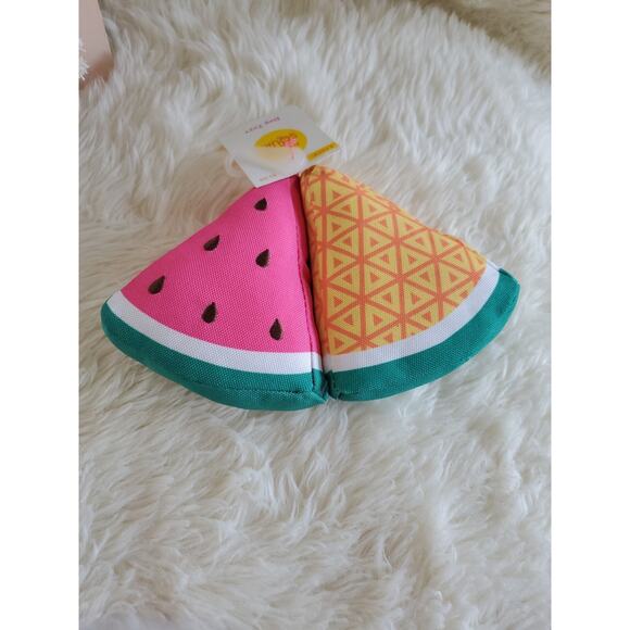 4 Dog Toy Lot Wild One Twist Toss, Rope Squeaky & 2 Melon Squeaky - Picture 6 of 7